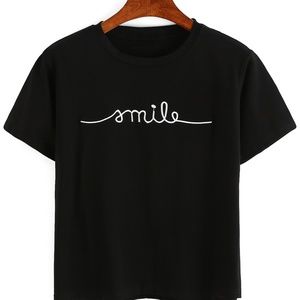 Adorable BRAND NEW Smile T-shirt in Large